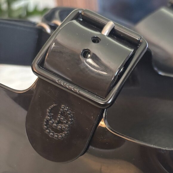 GUCCI Women's Sandal With Mini Double G | Size 37 = 7 US - Picture 9 of 16